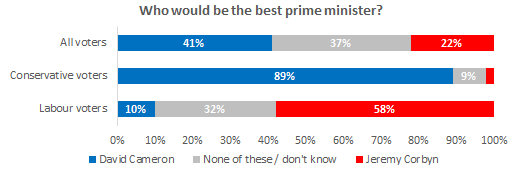 Cameron comfortably ahead as best PM